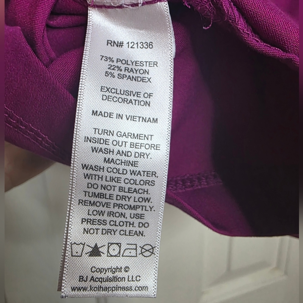 Betsey Johnson Purple Garment